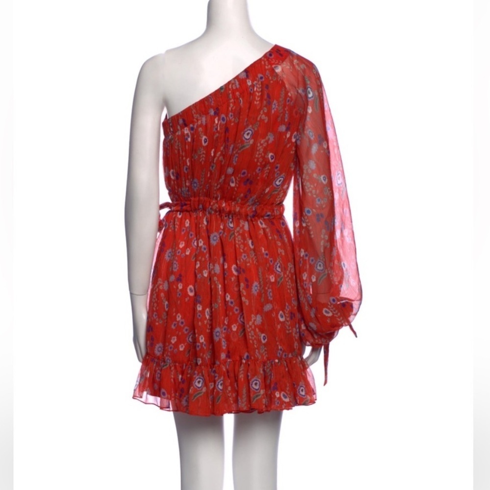Revolve Alexis Edyta floral print one-shoulder mini dress - Picture 6 of 14
